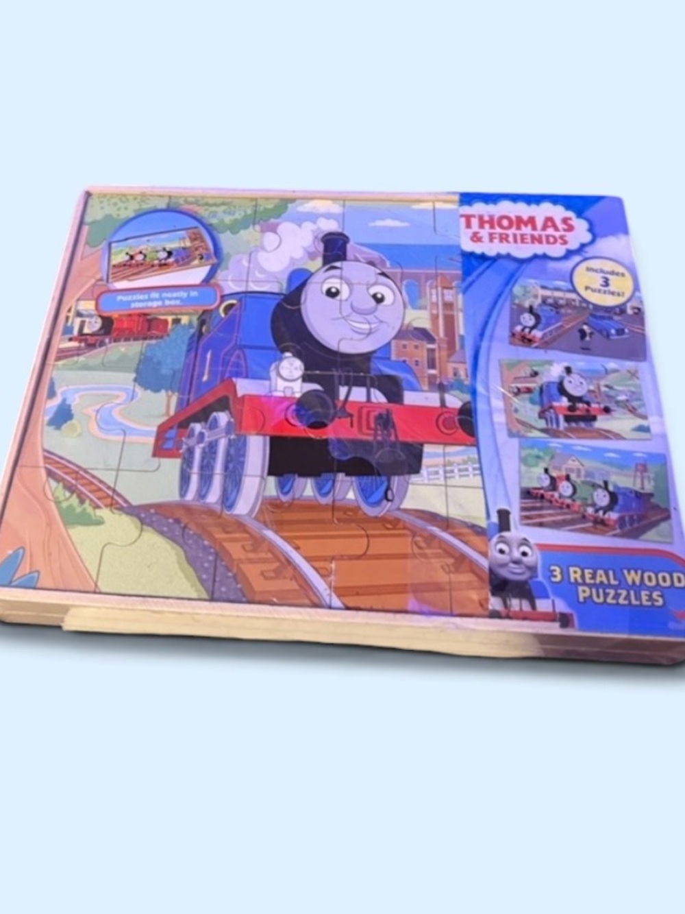 New~Thomas & Friends~Thomas The Tank Engine~3 Wooden Puzzles ~ 24 Pieces Each - Picture 9 of 16